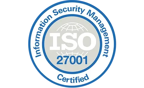 Certificerings kenrmerk van een ISO27001 verklaring die je kan krijgen door security consultancy